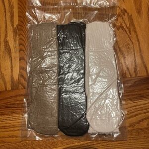 NWT Woman’s Assorted boot Socks - Black, Brown, White